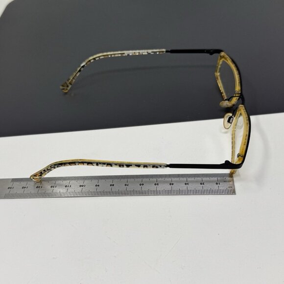 Jean Lafont Eyeglasses Rococo 017 black Leopard Signature Print  50 [] 20-140 - Picture 10 of 16